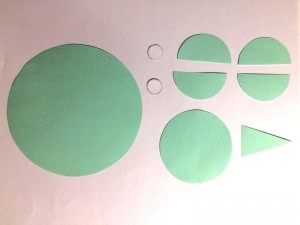 Tortuga - Manualidades con círculos de papel