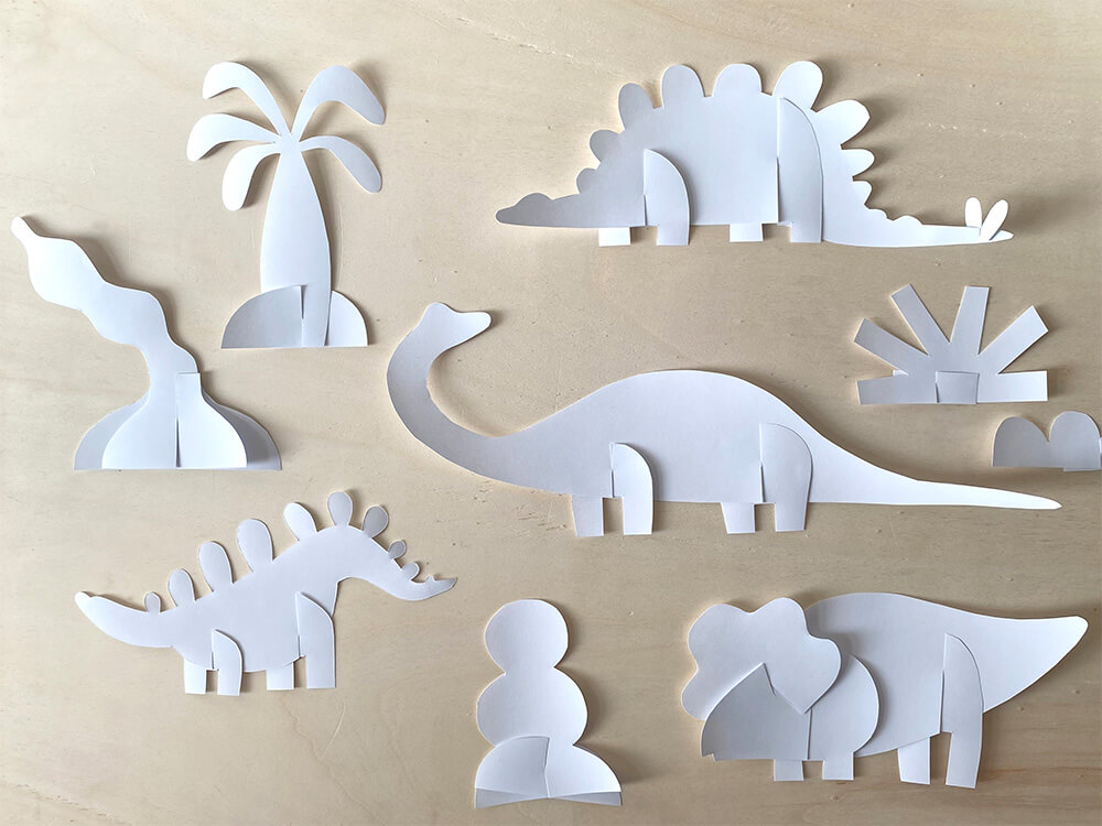 Haz tus propios dinosaurios, muy fácil con plantillas imprimibles Haz tus propios dinosaurios, muy fácil con plantillas imprimibles