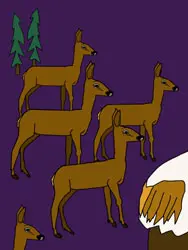 Dibujos para colorear - animales en invierno Dibujos para colorear - animales en invierno