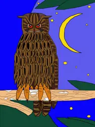 Dibujos para colorear - animales en invierno Dibujos para colorear - animales en invierno