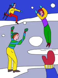 Dibujos para colorear de invierno Dibujos para colorear de invierno