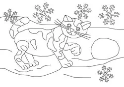 Dibujos para colorear de invierno Dibujos para colorear de invierno