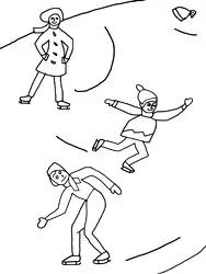 Dibujos para colorear de invierno Dibujos para colorear de invierno