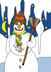 Dibujos para colorear de invierno Dibujos para colorear de invierno