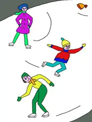 Dibujos para colorear de invierno Dibujos para colorear de invierno