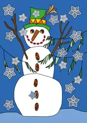 Dibujos para colorear de invierno Dibujos para colorear de invierno