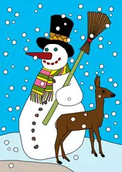 Dibujos para colorear de invierno Dibujos para colorear de invierno