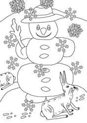 Dibujos para colorear de invierno Dibujos para colorear de invierno