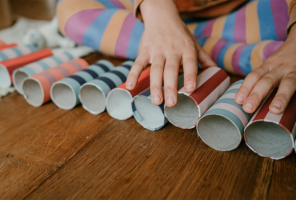 Upcycling X-Mas: haz calendarios de adviento con rollos de papel higiénico Upcycling X-Mas: haz calendarios de adviento con rollos de papel higiénico