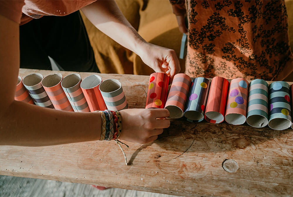 Upcycling X-Mas: haz calendarios de adviento con rollos de papel higiénico Upcycling X-Mas: haz calendarios de adviento con rollos de papel higiénico