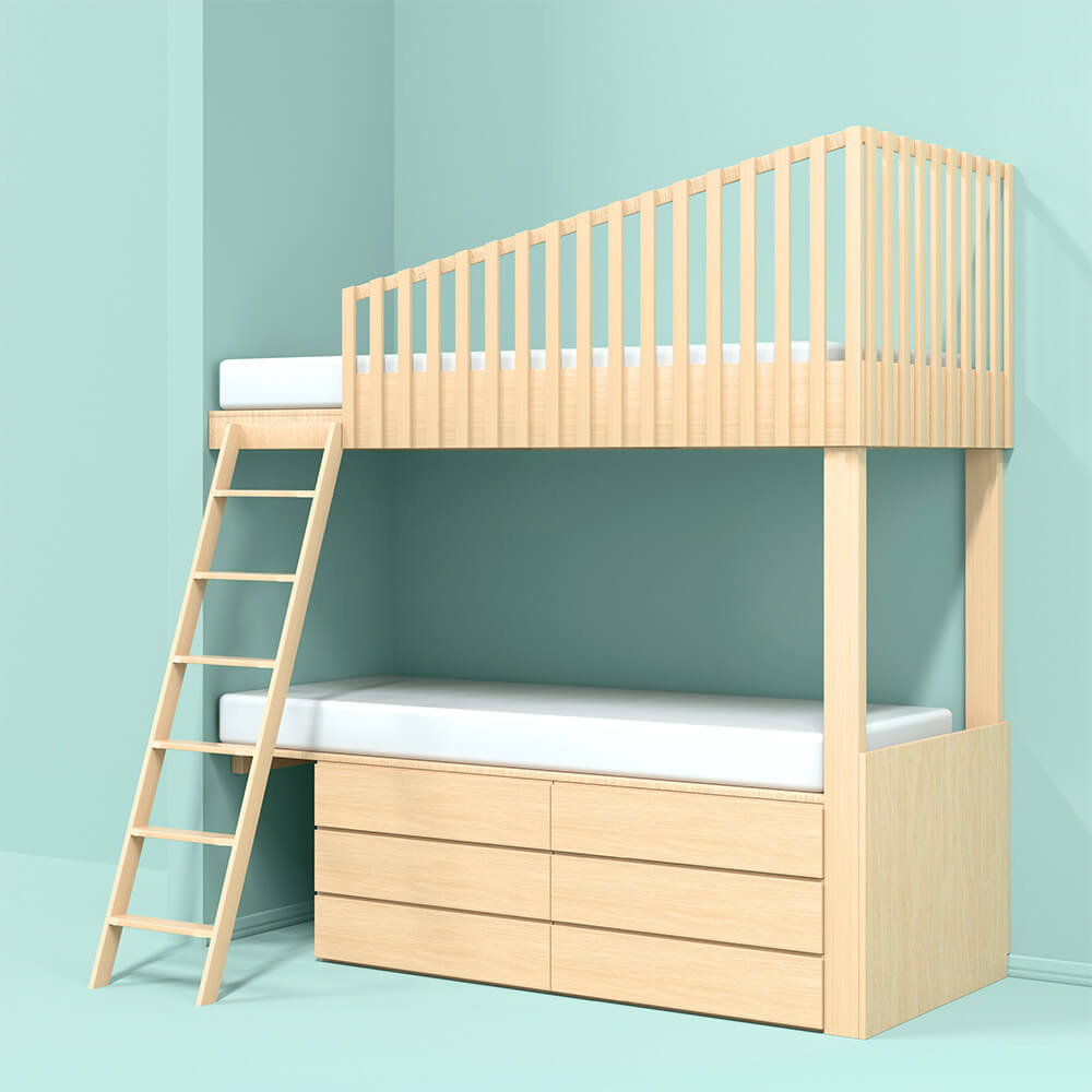 Dulces sueños: Así construyó Martina una cama alta para su hijo Dulces sueños: Así construyó Martina una cama alta para su hijo
