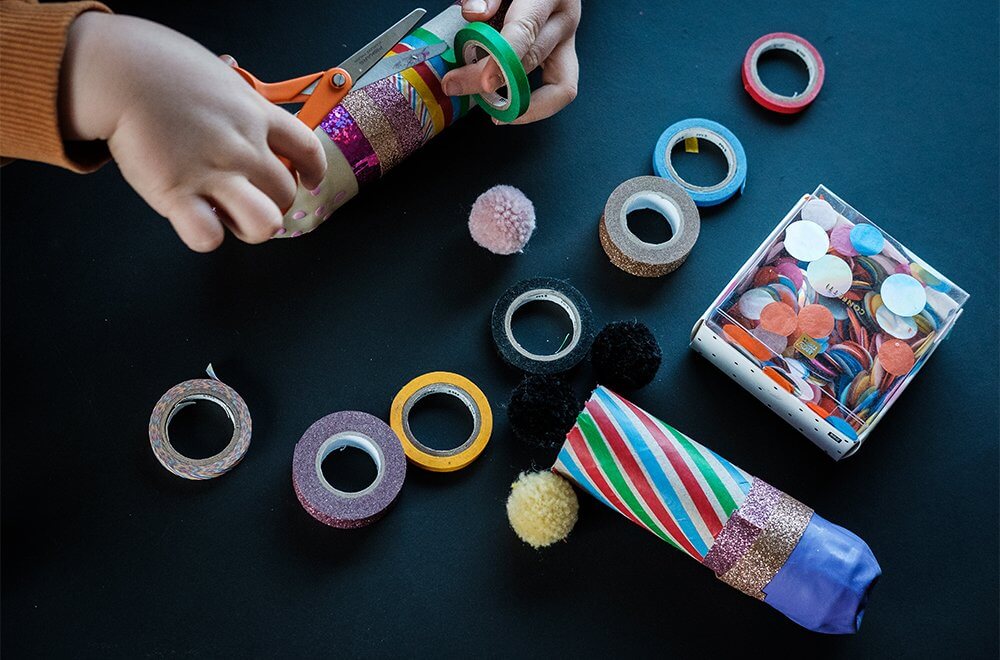 Bolsa sorpresa de Nochevieja para niños con diversión artesanal hasta el Año Nuevo Bolsa sorpresa de Nochevieja para niños con diversión artesanal hasta el Año Nuevo