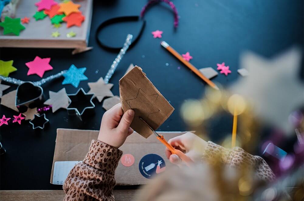 Bolsa sorpresa de Nochevieja para niños con diversión artesanal hasta el Año Nuevo Bolsa sorpresa de Nochevieja para niños con diversión artesanal hasta el Año Nuevo
