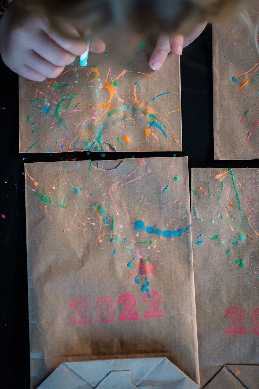 Bolsa sorpresa de Nochevieja para niños con diversión artesanal hasta el Año Nuevo Bolsa sorpresa de Nochevieja para niños con diversión artesanal hasta el Año Nuevo
