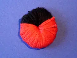 Mariquita con pompones Mariquita con pompones