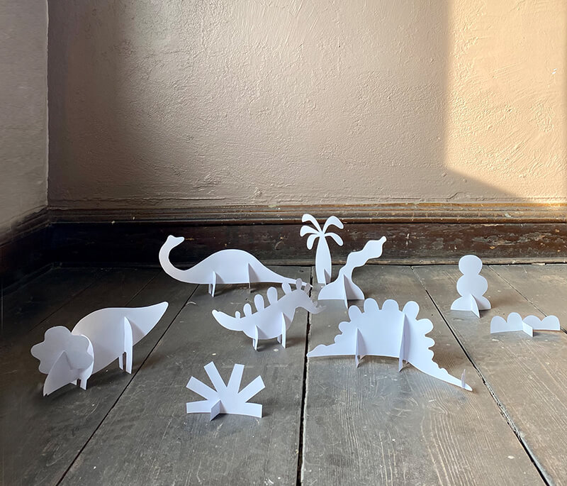 Haz tus propios dinosaurios, muy fácil con plantillas imprimibles Haz tus propios dinosaurios, muy fácil con plantillas imprimibles