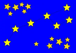 Dibujos de constelaciones para colorear Dibujos de constelaciones para colorear