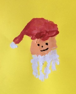 Huella De La Mano De Santa Claus Navidad De Último Minuto Huella De La Mano De Santa Claus Navidad De Último Minuto