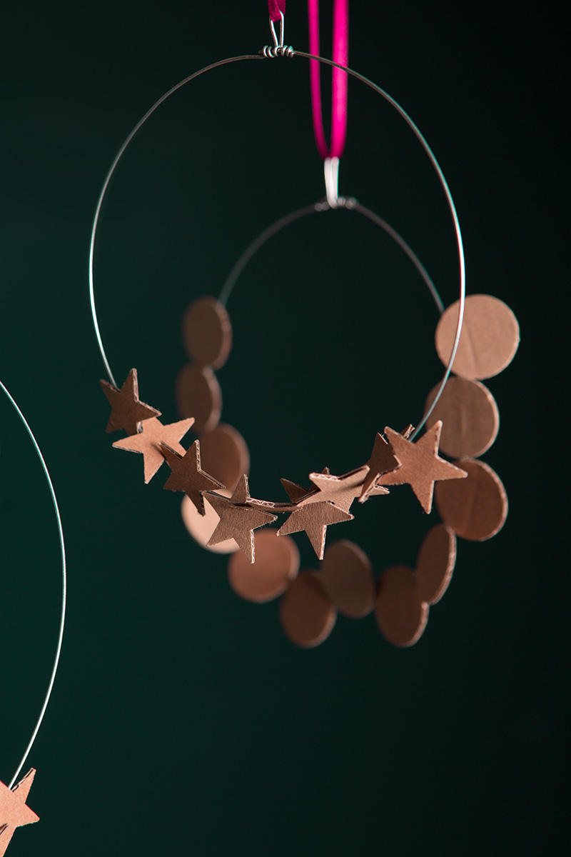 Pequeños anillos decorativos sencillos para Navidad. Pequeños anillos decorativos sencillos para Navidad.