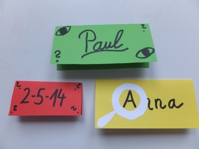 Tarjetas de mesa para fiestas de cumpleaños infantiles, idea artesanal sencilla Tarjetas de mesa para fiestas de cumpleaños infantiles, idea artesanal sencilla