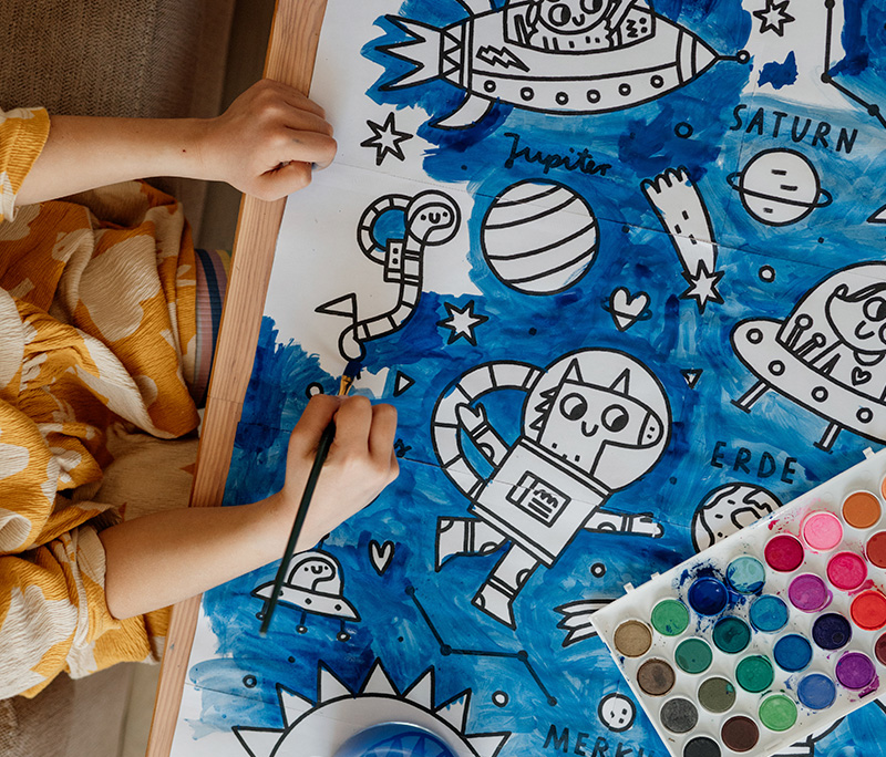 Mundos de pintura infinitos: nuestra pintura de colores espaciales ha llegado Mundos de pintura infinitos: nuestra pintura de colores espaciales ha llegado